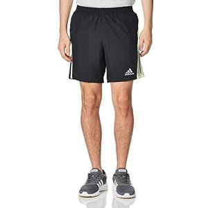 adidas Own The Run SHO Shorts, Black/Almost Lime/Reflective Zilver, XS9 Heren