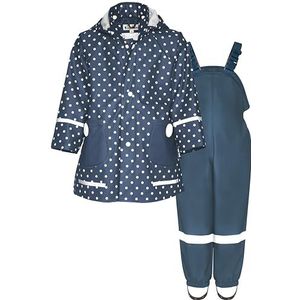 Playshoes - Tweedelig Regenpak - Blauw - Waterdicht - 116