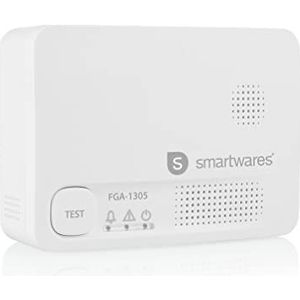 Koolmonoxidemelder, CO Alarm, 10 jaar Sensor, Testknop - Smartwares FGA-13051