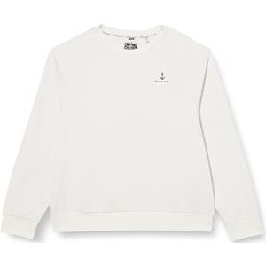 boundry Dames sweatshirt met ronde hals 35425503-BO02, wit, XXL, wit, XXL