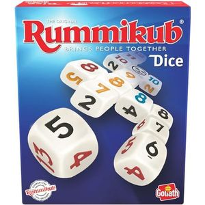 Goliath Rummikub Dice, Gezelschapsspel voor Kinderen vanaf 7 Jaar, Dobbelspel voor 2 Spelers, Familiespel voor Spelletjesavonden
