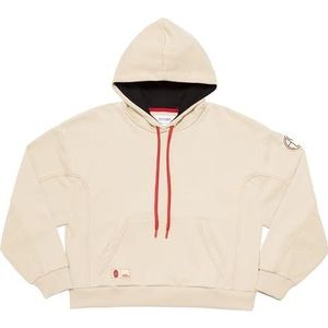 AS Roma Hoodie White Woman sweatshirt met capuchon voor dames