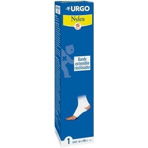 Urgo Crêpetape voor bevestiging van pleisters, herbruikbaar, 4 m x 15 cm