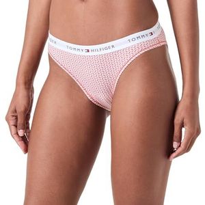 Tommy Hilfiger Dames Bikini Print Mini Geo Coral Clay M, Mini Geo Koraal Klei, M