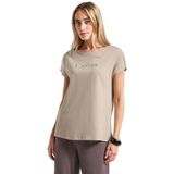 Street One - Shirt - Zwart - Katoen/Modalmix