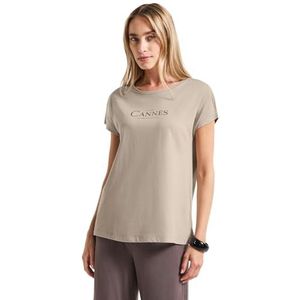 Street One - Shirt - Zwart - Katoen/Modalmix