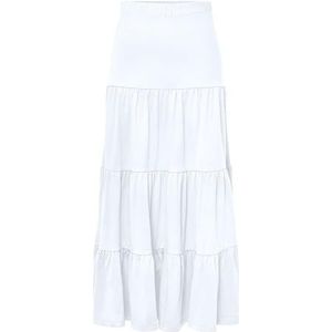 Onlmay Life Maxi Rok JRS, wit (bright white), L