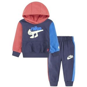 NIKE -Overall, bestaande uit sweatshirt en broek, sweatshirt met capuchon, sweatshirt met kangoeroezakken, sweatshirt met geborduurd logo, broek met verstelbare taille met trekkoord, broek met