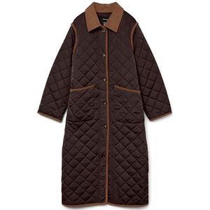 Vmemily - Jas - Lang - Gequilte Detail - Volledig Gevoerd - Polyester Vulling