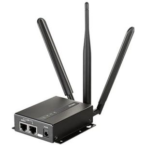 D-Link - DWM-313 - Draadloze Router - Zwart - Gigabit Ethernet - 4G