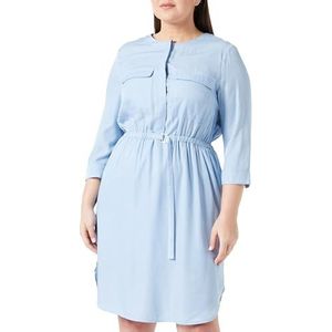 Colina Dames hemdblousejurk 17910935-CO02, lichtblauw, XL, lichtblauw, XL