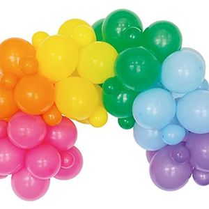 Talking Tables Regenboog Ballon Arch Kit - 60st | Kleurrijke Feestdecoratie, Entree of Foto Muur Achtergrond Voor Kids Verjaardag, Baby Douche, Prom, Pride, Bruiloft