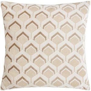 Paoletti Ledbury Velvet Jacquard Polyester Gevuld Kussen