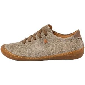 El Naturalista - Wulf - Leren Schoenen - Groenblauw - Plat - Veters - Casual