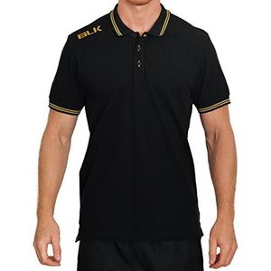 BLK Heren Polo Kleding Teamsport, zwart/goud, 152