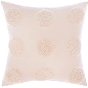 Linen House Haze Feather gevuld kussen, perzik, 45 x 45 cm (18"" x 18"")