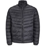 JACK&JONES PLUS Jjesprint Puffer Collar Noos Pls gewatteerde jas voor heren, zwart, 4XL