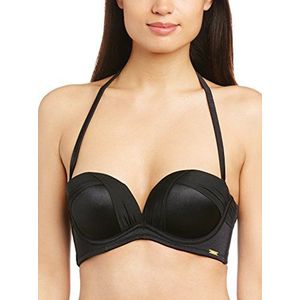 Gossard Dames bandeau-bikinitop Sienna Strapless, effen, zwart, 80H (Fabrikant maat:36FF)