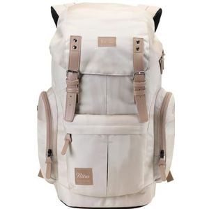 Nitro Daypacker Rugzak voor dagelijks gebruik in retro look met gevoerd laptopvak, schoolrugzak, wandelrugzak of streetpack, 32 liter, beige (dune), 32L