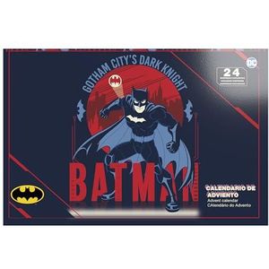 CYP Brands Batman adventskalender, kalender, geschenken, Kerstmis, blauw, officieel product