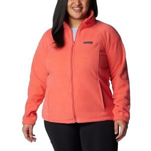 Columbia Benton Springs Full Zip voor dames, Columbia marineblauw, Juicy, XL