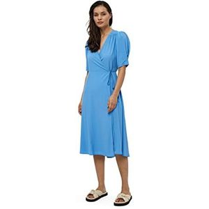 Peppercorn Mena Midi-jurk | Blauwe jurken voor vrouwen VK | Lente damesjurken | Maat L