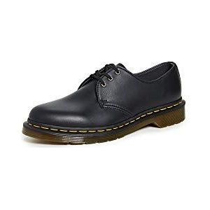 Dr. Marten's 1461 Veganistische, Unisex-volwassen Lace-Up Flats, zwart zwart Felix wrijven uit 001, 37 EU