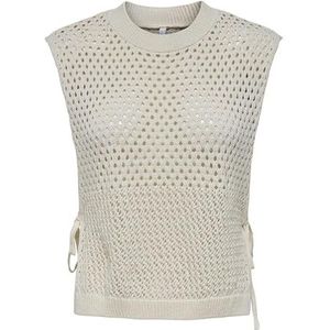 Onlcasa Life Sl String O-Neck Pull KNT, ecru, XS