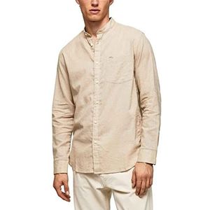 Pepe Jeans Heren LEVENSHULME Shirt, Mout, S, Mout, S