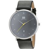 Danish Design Herenhorloge analoog kwarts met lederen armband 3314536