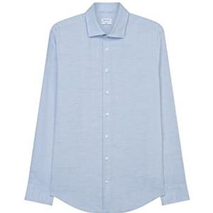 Seidensticker Heren 655630 hemd, lichtblauw, 43
