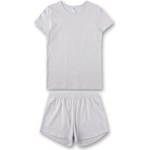Sanetta Korte pyjama voor tieners, korte broek, 100% biologisch katoen, Lilac Hint, 164 cm