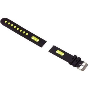 Garett Sport 14 Smartwatch siliconen riem, zwart/geel