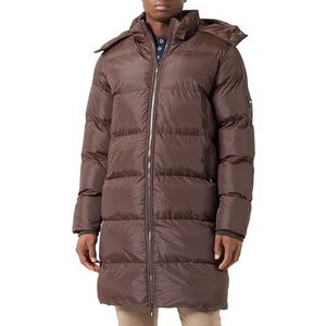 Mexx Padded Puffer Jacket voor heren, cacao, XXL