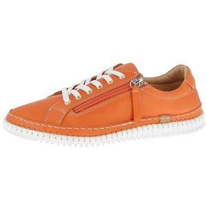 Andrea Conti Lage sneakers voor dames, oranje (papaya), 36 EU