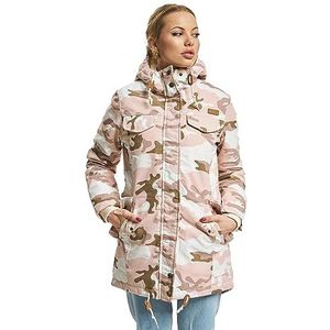 Brandit Dames Women Marsh Lake Parka, Candy Camo, XL