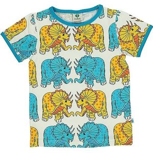 T-shirt met dinosaurussen, crème, 86 cm