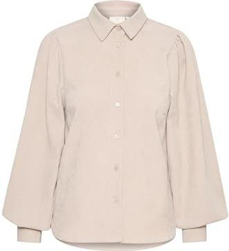 Kaffe - Hermine - Blouse - Lichtbeige - Lange Mouwen