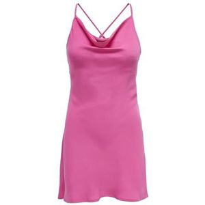 ONLY Dames Onlthalia Life Strap Dress WVN, Fuchsia Fedora, XS