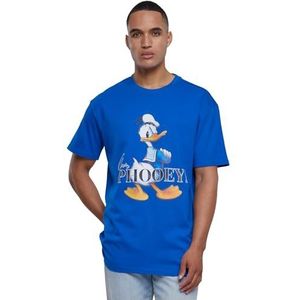 Mister Tee Upscale uniseks T-shirt Disney 100 Donald Phooey oversized T-shirt, T-shirt met print, oversized fit, cobalt blue, S