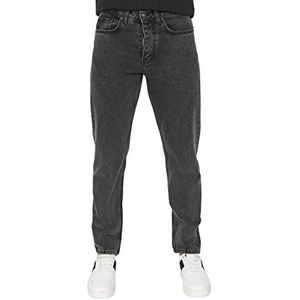 TRENDYOL Young Jeans voor heren, normale taille, skinny essential fit, antraciet, 34