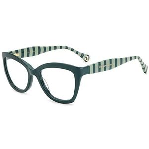 Carolina Herrera Her 0088 bril, gestreepte groen, 53 voor dames, Groen (Striped Green), 53