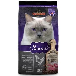 Leonardo Senior [2 kg] droogvoer voor oudere katten | compleet voer voor oudere katten vanaf ca. 10 jaar