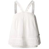 Pepe Jeans - PL305027 - Top - Wit - Katoenvoile - Mouwloos / Spaghettibandjes
