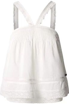 Pepe Jeans - PL305027 - Top - Wit - Katoenvoile - Mouwloos / Spaghettibandjes