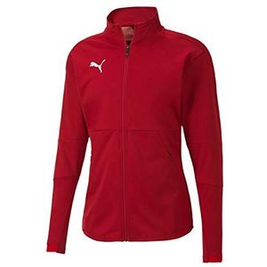 PUMA Herren teamFINAL 21 Sideline Jacket Trainingsjacke, Chili Pepper Red, S