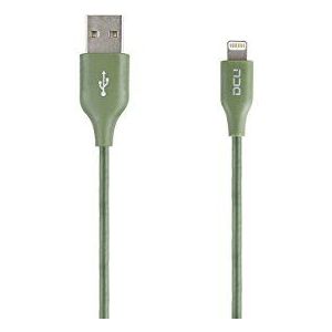 USB-oplaadkabel voor iPhone 5/6/7/8/X/Xr/Xs, PVC, groen, 2 m