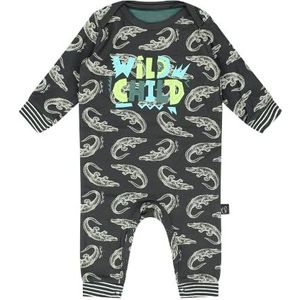 Charlie Choe Baby Boys Jumpsuit ls, Donkergrijs, 68