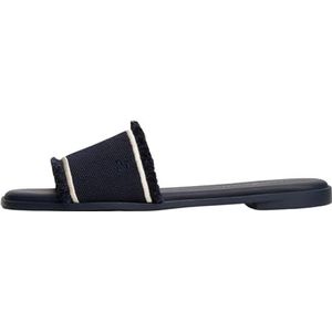 Tommy Hilfiger - Platte Sandalen - Donkerblauw - 100% Gerecycled Polyester