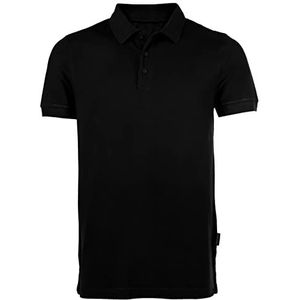 HRM Heren Zware Polo, Zwart, Maat L I Premium Heren Poloshirt Gemaakt van 100% Katoen I Basic Polo Shirt Wasbaar tot 60°C I Hoogwaardige & Duurzame Herenkleding I Werkkleding